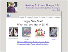 Tablet Screenshot of knittingatknoon.com